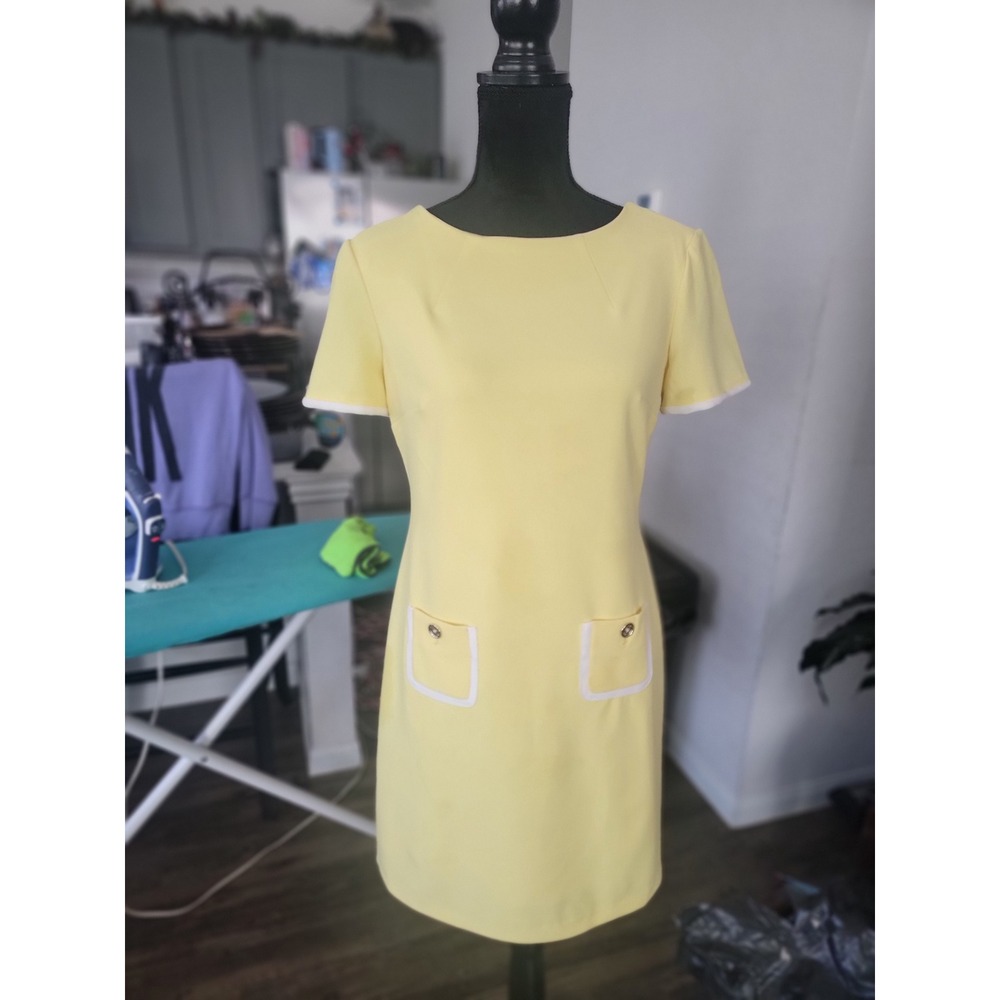 Tommy Hilfiger Yellow Pocket‎ Dress